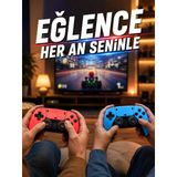 Oyun Konsolu Hdmi Destekli Kablosuz Oyun Kolu Ile Oyun Keyfi