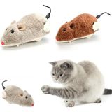 Oyuncağı - Fare Kedi Oyuncağı - Kurmalı Tüylü Kedi Fare Oyuncağı - Evcil Hayvan Interaktif Kedi Oyuncağı - Eğlenceli Hareketli Kedi Oyuncağı