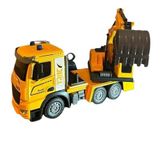 Oyuncak 2.4 GhZ Uzaktan Kumandalı Metal Şarjlı Sesli Işıklı Kepçe Ekskavatör - Beton Mikseri - Çöp Kamyonu - İtfaiye - Vinç İş Makinası Full Fonksiyon (EKSKAVATÖR)
