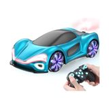 Oyuncak 2.4 Ghz Uzaktan Kumandalı Şarjlı Elektrikli Araba 4x4 Şarj Istasyonlu Buharlı LED Işıklı Sesli Müzikli Rc Araç Full Fonksiyon 4 Çeker Atabilen 1200 Mah Şarjlı Pilli (Vivid Mavi)