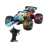 Oyuncak 2.4 Ghz Uzaktan Kumandalı Şarjlı LED Işıklı Atan 15 Km Hız Yapan Off Road Araba 45 Dk Sürüş Süresi 1200 Mah Batarya (Mavi)