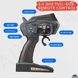 Oyuncak 2.4GHz Uzaktan Kumandalı 4x4 30 Km Hız Yapan Şarjlı Buhar Atan Off-Road Rc Araba (Beyaz)
