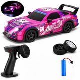 Oyuncak 2.4GHz Uzaktan Kumandalı 4x4 Şarjlı LED Işıklı Drift Yapan Araba - Uzaktan Kumandalı Rc Drift Aracı