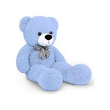 Oyuncak 80 Cm Papyonlu Peluş Ayıcık- İthal Kumaş - Premium Koleksiyon Hediyelik Ayı % 100 Yerli 001 lila