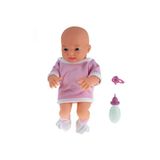 Oyuncak Bebek Roza Yeni Dogan Biberonlu Emzikli Et Bebek 25 Cm