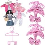 Oyuncak Bebek Tam Kıyafet Elbise Askısı 45,72 cm Bebekler Için - 24PK - Benzersiz Tasarım Elbiseler, - Çok Renkli - Standart