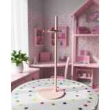 Oyuncak Bebek Tutucu Stand | Barbie & Moda Bebekler için Şık Sergileme Aparatı - Pembe