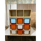 Oyuncak Dolabım 122 cm MDF Malzeme Genç Odası İçin - Kahverengi