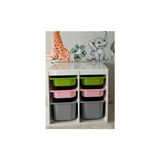 Oyuncak Dolabım Tuğçe-3 Modern Tasarım MDF Dolabı 67 cm Genişlik 64 cm Yükseklik 43 cm Derinlik