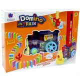 Oyuncak Domino Taşı Dizen Tren Seti Oyuncak Tren Domino Taşları