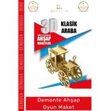 #Oyuncak Eğitici Eğlenceli Lazer Kesim 3Mm Mdf Boyanabilir 3D Puzzle Demonte Ahşap Oyun Maket