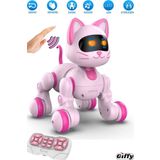 Oyuncak Full Fonksiyon Uzaktan Kumandalı El Sensörlü Şarjlı Işıklı Müzikli Dansçı Robot Kedi