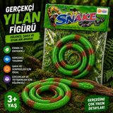 Oyuncak Gerçekçi Yılan Figürü Esnek Şaka Ve Eğlence Oyuncağı