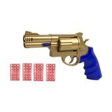 Oyuncak Kapsül Tabanca Metal Gold 20 CM 72 Adet Kapsül