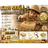 Oyuncak Kazı Seti Hazine Avı Ve Arkeoloji Kazı Oyunu Sürpriz Altın Külçe Keşif Seti