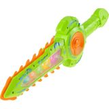 Oyuncak Kılıc Müzikli Işıklı Sesli Kılıc 37 cm - Yeşil