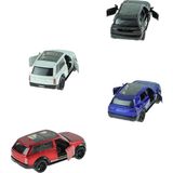 Oyuncak Metal Arabalar 4lü Set Metal Jep Suv Çek Bırak 13 cm - Çok Renkli
