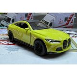 Oyuncak Metal Model Araba 1/36 Çek Bırak Bmw M4 Sarı