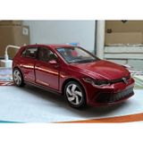 Oyuncak Metal Model Araba 1/36 Çek Bırak Vw Golf 8 Gtı Kırmızı