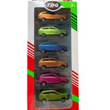 Oyuncak Metal Togg Araba 6 Lı Set - 7 Cm Uzunluk