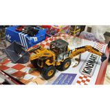 Oyuncak Model Metal Kepçe Dozer Excavatör Buldozer 30 Cm Ön Ve Arka Hareketli Kırılmaz Kepçe