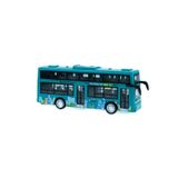 Oyuncak Otobus Iki Katli Isikli Sesli Surtmeli Yesil 20 Cm