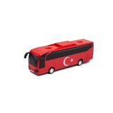 Oyuncak Otobüs Sürtmeli Kırmızı 22 Cm