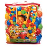 Oyuncak Oyun Ve Havuz Topu 9 Cm (100 Adet Pvc Torbada)