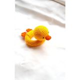 Oyuncak Park Ördek Çıngırak Amigurumi Organik Oyuncak