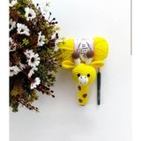 Oyuncak Park Sevimli Zürafa Çıngırak Amigurumi Organik Oyuncak
