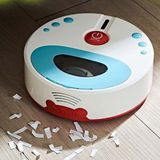 Oyuncak Pilli Robot Süpürge Sesli ve Işıklı Gerçek Süpürme Özelliği ve Sürekli Farklı Yönlere Giden Oyuncak Robot Süpürge Oyuncağı - Mavi
