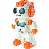 Oyuncak Robot Uzaktan Kumandalı Disk Atan Işıklı Sesli 30 cm - Altın