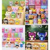Oyuncak Sahili Bricks 6 PAKET BİRDEN Leg Onlarca Tak Birleştir Koleksıyonu Tamamla Model Karışık Figür Minion Avengers Hulk Spiderman Minecraft Deadpool Hayvanlar Alemi - Karışık Çok Renkli