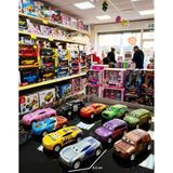 Oyuncak Sahili Cars Şimşek Mcqueen Cruz Flo Araba Demir Oyuncak 10 Adet Üst Ince Metal Model Çizgifilm Araçları 6.5 cm - 001-Renkli