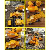 Oyuncak Sahili Işmakinası Seti 3 Adet Dozer Kamyon Silindir Asfalt Kum Kamyonu Excavator 25CM Işmakinesi