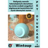 #Oyuncak Şarjlı Hareket Sensörlü Titreşim Işıklı Otomatik Kedi Akıllı İnteraktif Pet Hayvan Oyuncağı