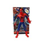 Oyuncak Spiderman Sesli Işıklı Figür - Avenger Örümcek Adam Figür 80876 - Kırmızı