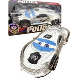 Oyuncak Store Pilli Sesli Ve Işıklı Çarp Dön Polis Yarış Arabası