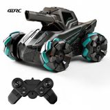 Oyuncak Tank Su Topu Atan 1:18 Drift Yapan Kumandalı Casus Aracı, 2.4G RC Tank, 360° Hareketli, Off Road Uzaktan Kumandalı Zırhlı Araç Oyuncağı, Şarjlı