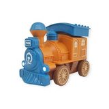 Oyuncak Tren Işıklı Sesli Bas Gitsin 14cm - MAVİ - 8068A