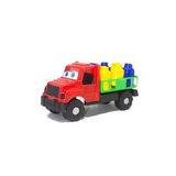 Oyuncak Tüp Kamyonu 6 Adet Mini Tüp 30 cm