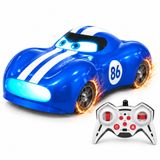 Oyuncak Uzaktan Kumandalı 4 Teker Kıvılcım Efektli Yarış Arabası Drift Arabası Şarjlı Işıklı Sesli RC Spor Araba Sert Dayanıklı Malzemeden Üretilmiş