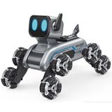 Oyuncak Uzaktan Kumandalı Bilekten Kontrol 8 Teker Buharlı Şarjlı 2.4G RC Köpek Robot Araba Çocuk Oyuncak