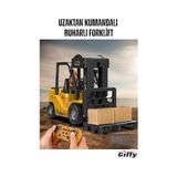 Oyuncak Uzaktan Kumandalı Forklitf İş Makinesi Ses Efektli Şarjlı Hareketli Full Fonksiyon Rc