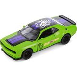Oyuncak Vitrinim 2023 Dodge Challenger Srt Del Mon 170 Livery Edition, Yeşil - Kinsmart Diecast Model Araba