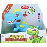 Oyuncak Vitrinim Sesli ve Işıklı 25 cm Süper Kaliteli T-Rex Dinazor Mavi