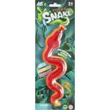 Oyuncak Yılan Kırmızı Renk Süper Uzayan ve Yapışan Squishy Oyuncak - Esnek