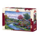 Oyuncak Zinciri Art Puzzle 500 Parça Kemer Köprü Temalı Eğlenceli Puzzle 3+ Yaş İçin Zeka Geliştirici
