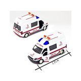 Oyuncak Zinciri Minitro Çek Bırak Ambulans - Renkli