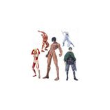 Oyuncakçı Savaş & Europe Shop Attack On Titan 5'li Figür Seti 10 cm PVC Titanlar Serisi Aksiyon Figürleri